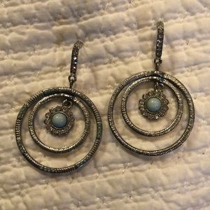Silver/Turqoise Earrings